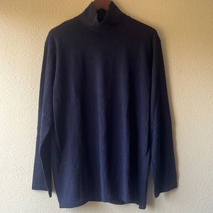 Vintage Yohji Yamamoto Y’s for men Mock neck Navy Sweater